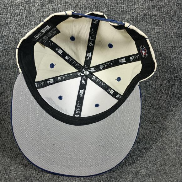 Los Angeles Dodgers Hat Cap Snap Back Mens One Size Blue MLB New Era 9Fifty - Picture 6 of 8
